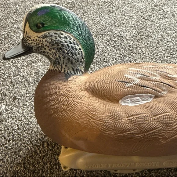 Flambeau Stormfront Classic Widgeon Duck Decoy Hunting Nesting 15" Home Decor - Picture 3 of 9